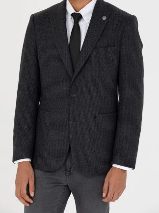 کت مردانه خاکستری تیره پیرکاردین