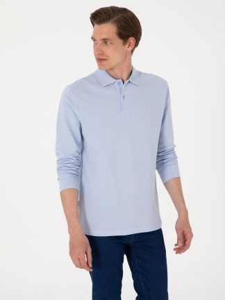 سویشرت مردانه آبی روشن پیرکاردین