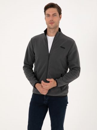 سویشرت مردانه خاکستری تیره پیرکاردین