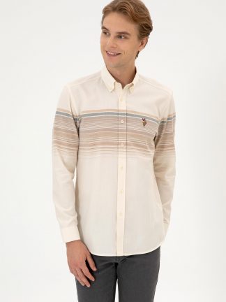 پیراهن آستین بلند مردانه یو اس پولو