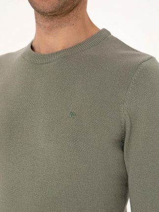 پلیور مردانه سبز روشن پیرکاردین