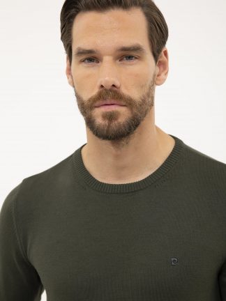 پلیور مردانه سبز پیرکاردین