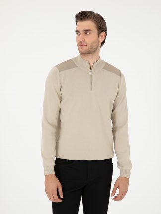 پلیور مردانه بژ پیرکاردین