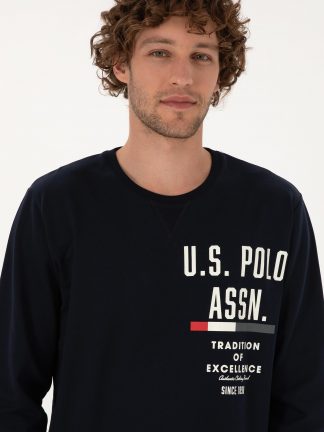 لباس راحتی مردانه سرمه ای یو اس پولو