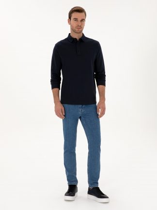 سویشرت مردانه سرمه ای کاشارل