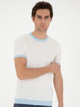 پلیور مردانه سفید کاشارل