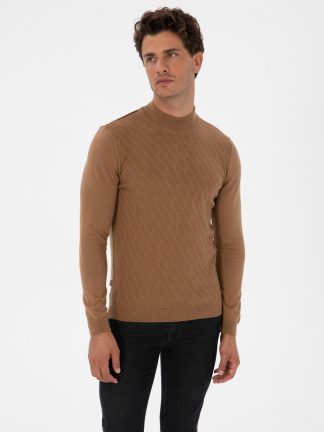 پلیور مردانه شتری پیرکاردین