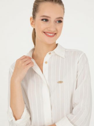 پیراهن و لباس مجلسی زنانه بژ یو اس پولو