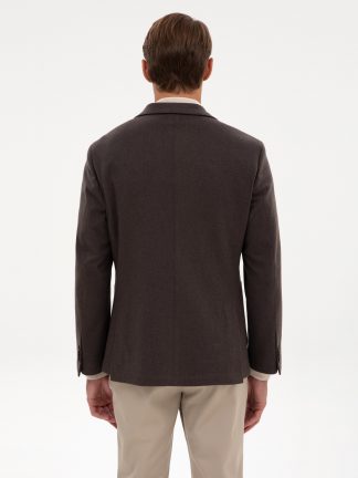 کت مردانه قهوه ای پیرکاردین