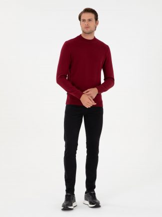 شلوار جین اسلیم فیت مردانه مشکی پیرکاردین