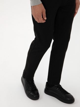 کفش کتانی و اسپرت مردانه مشکی پیرکاردین