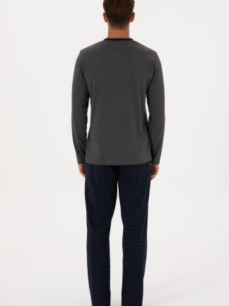 لباس راحتی مردانه خاکستری تیره یو اس پولو