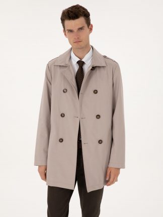 پالتو مردانه بژ پیرکاردین