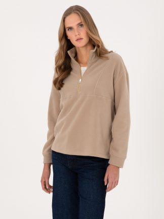 سویشرت زنانه بژ پیرکاردین