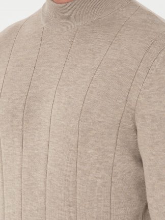 پلیور مردانه کرم ملانژ پیرکاردین