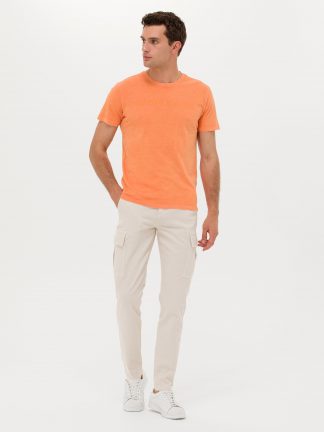 تی شرت مردانه نارنجی کاشارل