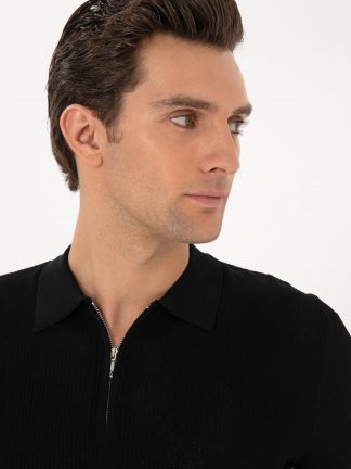 پلیور مردانه مشکی کاشارل