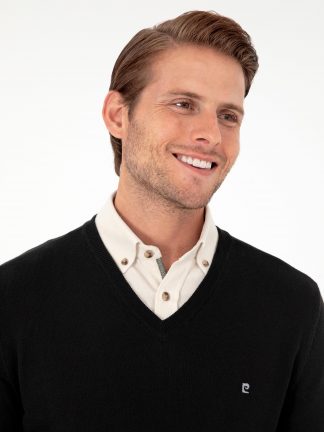 پلیور مردانه مشکی پیرکاردین