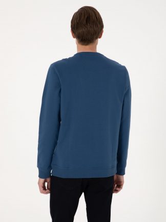 سویشرت مردانه آبی لاجوردی روشن پیرکاردین