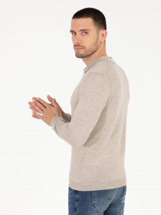 پلیور مردانه طوسی پیرکاردین