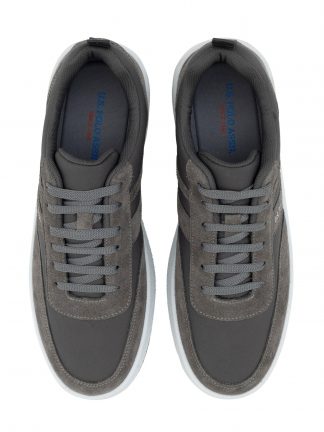 کفش کتانی و اسپرت مردانه خاکستری یو اس پولو