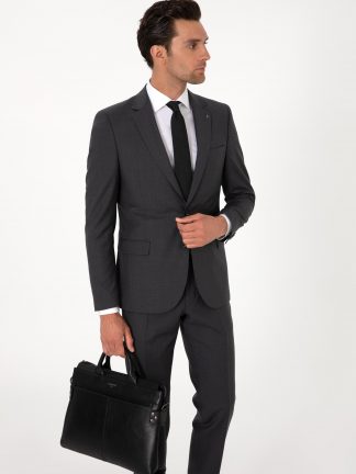 کیف مردانه مشکی کاشارل