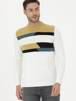 پلیور مردانه بژ پیرکاردین