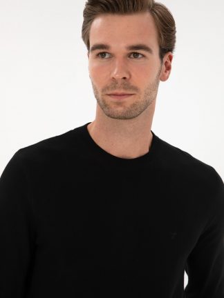 پلیور مردانه مشکی کاشارل