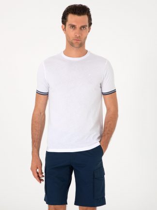 تی شرت مردانه سفید کاشارل