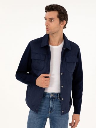 کت مردانه سرمه ای کاشارل