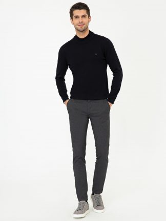 پلیور مردانه سرمه ای پیرکاردین