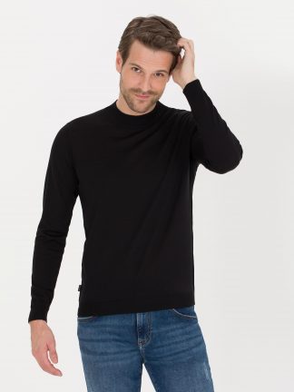 پلیور مردانه مشکی پیرکاردین