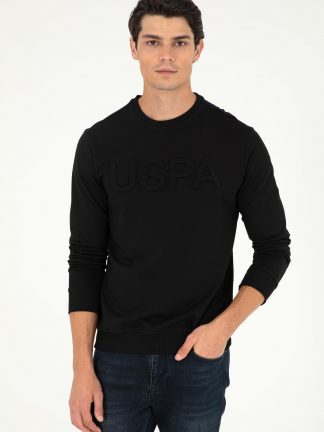 سویشرت مردانه مشکی یو اس پولو