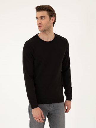 پلیور مردانه مشکی پیرکاردین