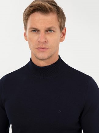 پلیور مردانه سرمه ای پیرکاردین