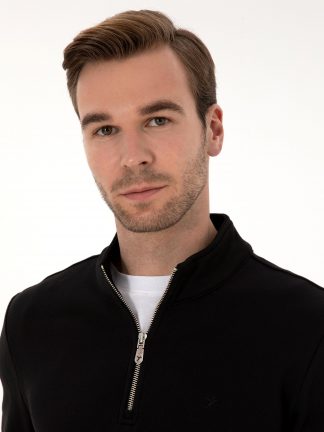 سویشرت مردانه مشکی کاشارل