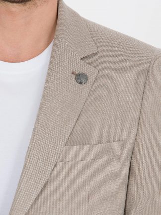 کت مردانه قهوه ای روشن پیرکاردین