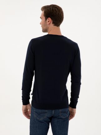 پلیور مردانه سرمه ای کاشارل