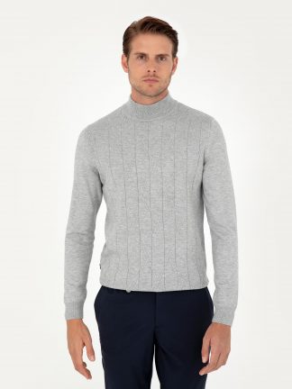 پلیور مردانه خاکستری پیرکاردین