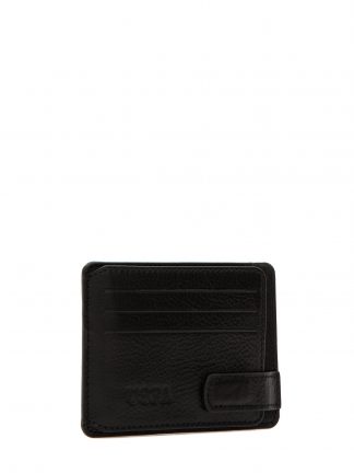 کیف پول و کارت مردانه مشکی یو اس پولو