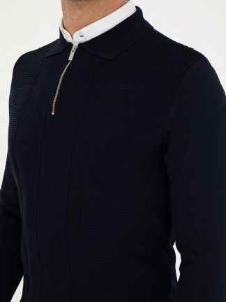 پلیور مردانه سرمه ای پیرکاردین