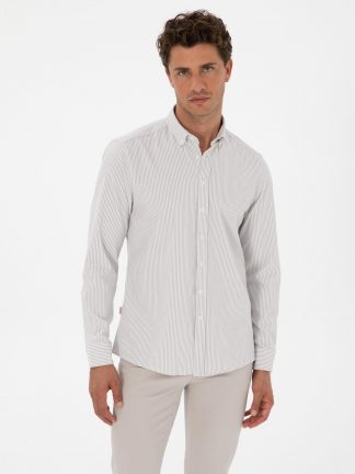 پیراهن آستین بلند مردانه راسویی پیرکاردین