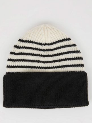 کلاه بافت نوزاد پسر مشکی دفکتو