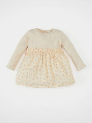 پیراهن نوزاد دختر دفکتو