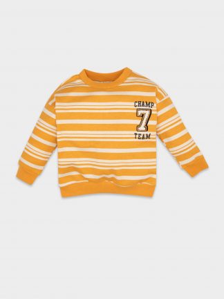 سویشرت نوزاد پسر زرد دفکتو