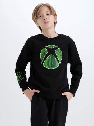 سویشرت پسرانه مشکی دفکتو