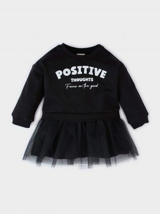 پیراهن نوزاد دختر مشکی دفکتو