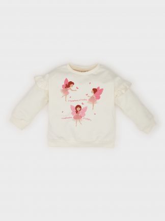 سویشرت نوزاد دختر بژ دفکتو