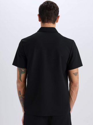 پولوشرت مردانه مشکی دفکتو