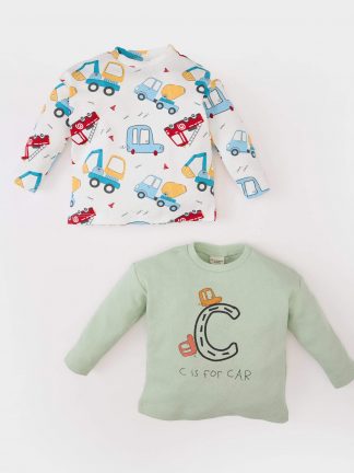 لباس نوزاد پسر بژ دفکتو